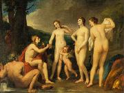 Raphael, The Judgment of Paris, painting by Anton Raphael Mengs, now in the Eremitage, St. Petersburg
